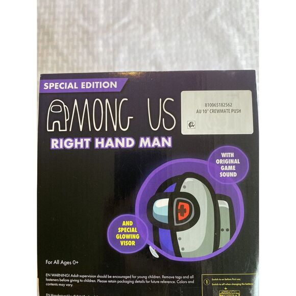 Toikido Among Us Special Edition Right Hand Man Plush 10in Hidden‎ Features - Picture 11 of 11